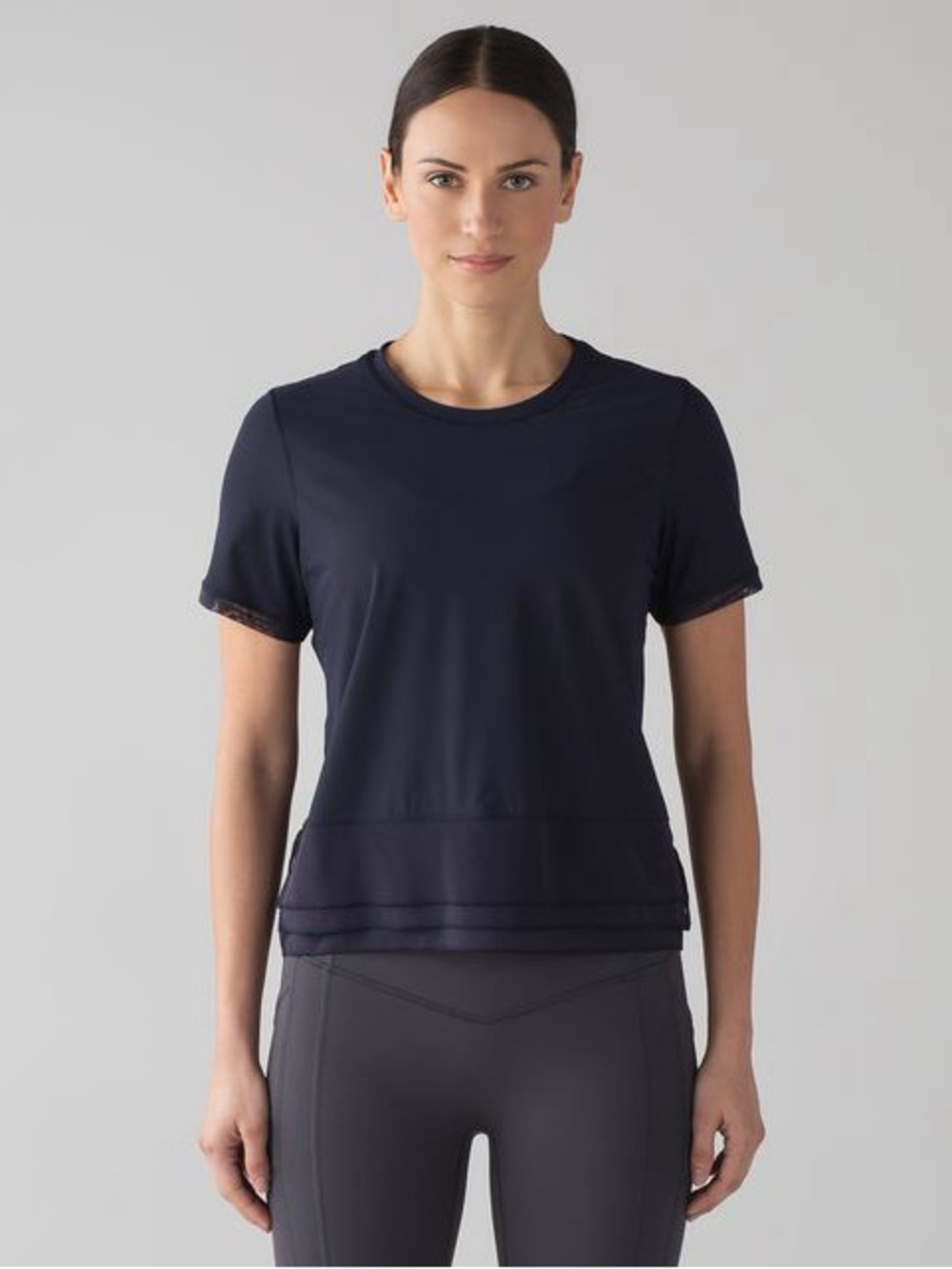 LULULEMON Sole Training Short Sleeve -  Navy